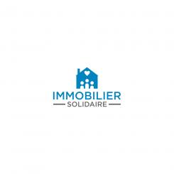 Logo design # 1170238 for Logo for  Immobilier Solidaire    The real estate agency that supports those who need it contest