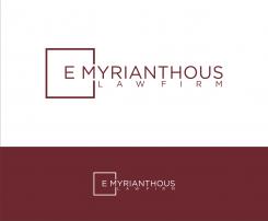 Logo design # 830588 for E Myrianthous Law Firm  contest