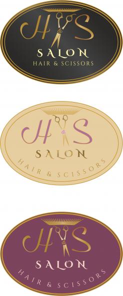 Logo design # 444911 for Emblem style logo for a elegant hair salon contest