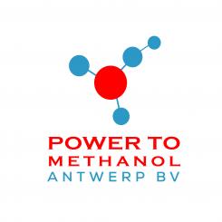 Logo design # 1089509 for Company logo for consortium of 7 players who will be building a  Power to methanol  demonstration plant for their legal entity  Power to Methanol Antwerp BV  contest