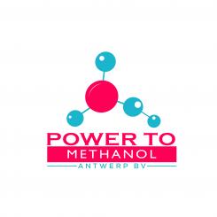 Logo design # 1089511 for Company logo for consortium of 7 players who will be building a  Power to methanol  demonstration plant for their legal entity  Power to Methanol Antwerp BV  contest