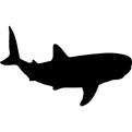 Logo design # 605011 for silhouette drawing of a whale shark contest