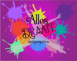 Logo design # 773400 for Design a fresh, happy and cool logo for a dance company with different dance projects for young and old. Alles draait dansprojecten contest