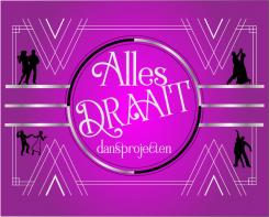Logo design # 773244 for Design a fresh, happy and cool logo for a dance company with different dance projects for young and old. Alles draait dansprojecten contest