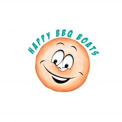 Logo design # 1049827 for Design an original logo for our new BBQ Donuts firm Happy BBQ Boats contest