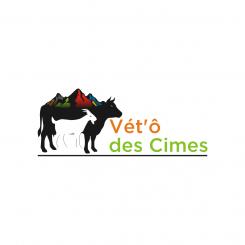 Logo design # 1106369 for Logo for a veterinary practice specialized in large animals in the french Alps contest