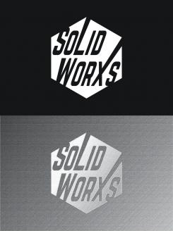 Logo design # 1249851 for Logo for SolidWorxs  brand of masts for excavators and bulldozers  contest