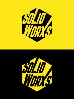 Logo design # 1249855 for Logo for SolidWorxs  brand of masts for excavators and bulldozers  contest