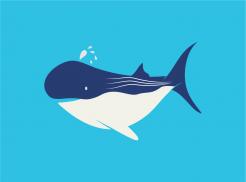 Logo design # 602332 for silhouette drawing of a whale shark contest