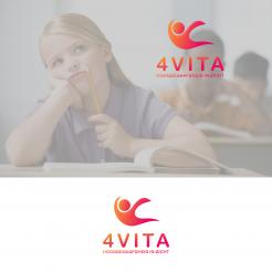 Logo # 1212394 voor 4Vita begeleidt hoogbegaafde kinderen  hun ouders en scholen wedstrijd