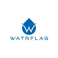 Logo # 1205086 voor logo voor watersportartikelen merk  Watrflag wedstrijd