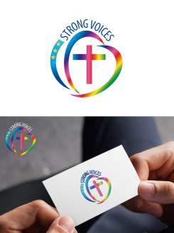 Logo # 1105708 voor Ontwerp logo Europese conferentie van christelijke LHBTI organisaties thema  ’Strong Voices’ wedstrijd