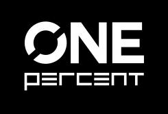Logo # 951327 voor ONE PERCENT CLOTHING kledingmerk gericht op DJ’s   artiesten wedstrijd