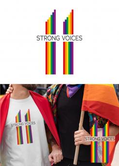 Logo # 1105749 voor Ontwerp logo Europese conferentie van christelijke LHBTI organisaties thema  ’Strong Voices’ wedstrijd