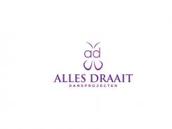 Logo design # 781793 for Design a fresh, happy and cool logo for a dance company with different dance projects for young and old. Alles draait dansprojecten contest