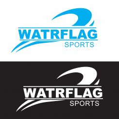 Logo design # 1206026 for logo for water sports equipment brand  Watrflag contest