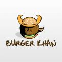 Logo design # 474646 for Design a masculine logo for a burger joint called Burger Khan contest