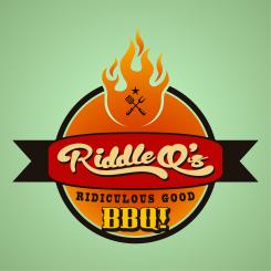 Logo design # 447007 for Logo for BBQ competition team RiddleQ's contest
