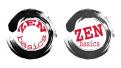 Logo design # 432478 for Zen Basics is my clothing line. It has different shades of black and white including white, cream, grey, charcoal and black. I use red for the logo and put the words in an enso (a circle made with a b contest