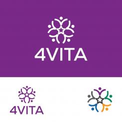 Logo # 1212300 voor 4Vita begeleidt hoogbegaafde kinderen  hun ouders en scholen wedstrijd