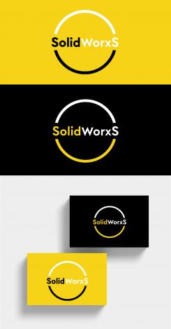 Logo design # 1249373 for Logo for SolidWorxs  brand of masts for excavators and bulldozers  contest