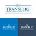 Logo design # 1159785 for creation of a logo for a textile transfer manufacturer TRANSFERT24 contest