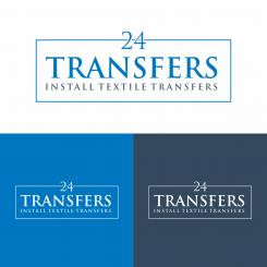 Logo design # 1159785 for creation of a logo for a textile transfer manufacturer TRANSFERT24 contest