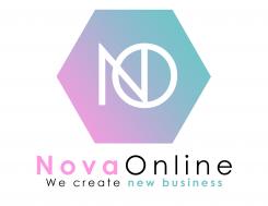Logo # 983773 voor Logo for Nova Online   Slogan  We create new business wedstrijd