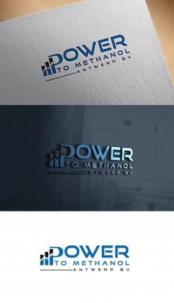 Logo design # 1089504 for Company logo for consortium of 7 players who will be building a  Power to methanol  demonstration plant for their legal entity  Power to Methanol Antwerp BV  contest