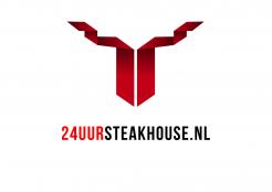 Logo # 444220 voor Logo voor bezorgdienst www.24uursteakhouse.nl wedstrijd