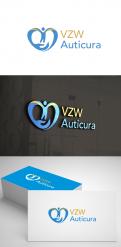 Logo design # 1015933 for LOGO VZW AUTICURA  because people with autism are close to our heart! contest