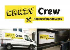 Logo # 977210 voor Logo voor horeca uitzendbureau genaamd  Crazy Crew  wedstrijd