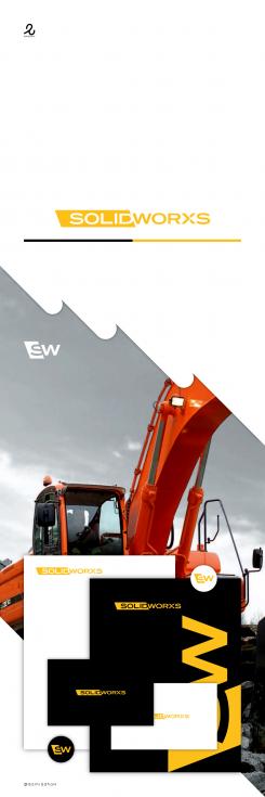 Logo design # 1251344 for Logo for SolidWorxs  brand of masts for excavators and bulldozers  contest