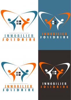 Logo design # 1169888 for Logo for  Immobilier Solidaire    The real estate agency that supports those who need it contest