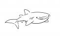 Logo design # 605721 for silhouette drawing of a whale shark contest