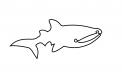 Logo design # 605786 for silhouette drawing of a whale shark contest
