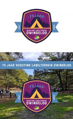 Logo # 1253025 voor Logo 75 jaar bestaan Scouting Labelterrein in Dwingeloo wedstrijd