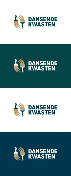 Logo # 1213302 voor Logo voor schilders  en onderhoudsbedrijf ’Dansende kwasten’  wedstrijd