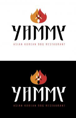 Logo # 1056775 voor ontwerp een horeca logo voor een nieuw te openen asian korean bbq restaurant wedstrijd