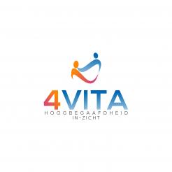 Logo design # 1212273 for 4Vita coaches gifted children  highly intelligent   their parents and schools contest