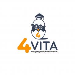 Logo # 1213017 voor 4Vita begeleidt hoogbegaafde kinderen  hun ouders en scholen wedstrijd