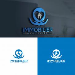 Logo design # 1170132 for Logo for  Immobilier Solidaire    The real estate agency that supports those who need it contest