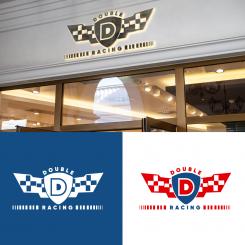 Logo # 1249420 voor Stoer maar branding bewust Logo met de naam  Double D Racing wedstrijd
