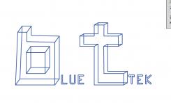 Logo # 362074 voor Logo 3D tekenbureau Bluetek wedstrijd