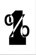 Logo # 950763 voor ONE PERCENT CLOTHING kledingmerk gericht op DJ’s   artiesten wedstrijd