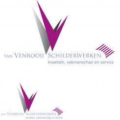 Logo # 124077 voor Een mooi strak en modern logo voor een startend schildersbedrijf wedstrijd