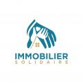 Logo design # 1168005 for Logo for  Immobilier Solidaire    The real estate agency that supports those who need it contest