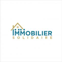 Logo design # 1168018 for Logo for  Immobilier Solidaire    The real estate agency that supports those who need it contest