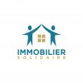 Logo design # 1167423 for Logo for  Immobilier Solidaire    The real estate agency that supports those who need it contest
