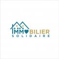 Logo design # 1168025 for Logo for  Immobilier Solidaire    The real estate agency that supports those who need it contest